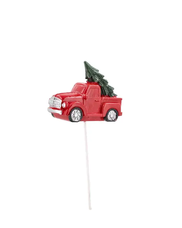 Stick Car with Christmas Tree