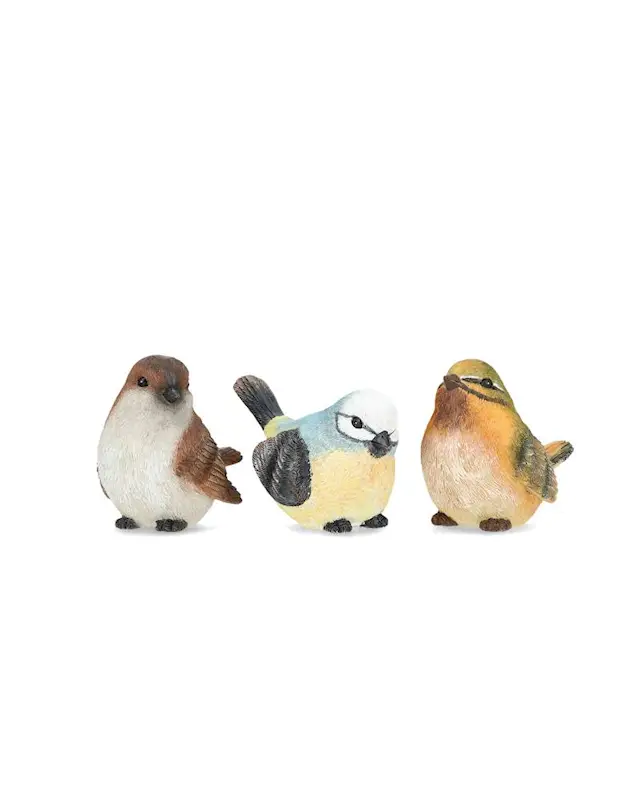 Dekoration Skogsfåglar Mix