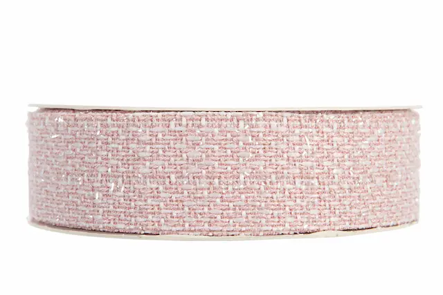Dekorationsband Sprinkle Rosa 25 mm