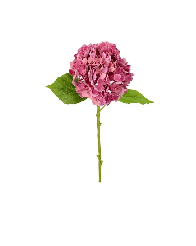 Keinotekoinen hortensiakasvi, vaaleanpunainen