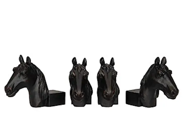 Pot Stand Horsehead Black