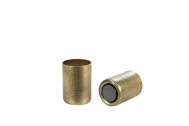 Candle Holder Magnet Antique Brass