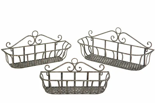 Blomlåda Korg Metall