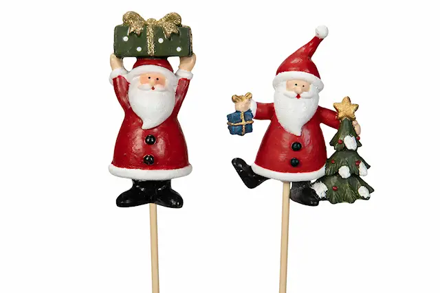 Stick Tomte Gran/Paket Mix