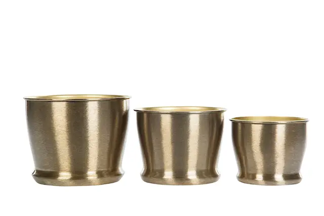 Pot Dora Brushed Brass