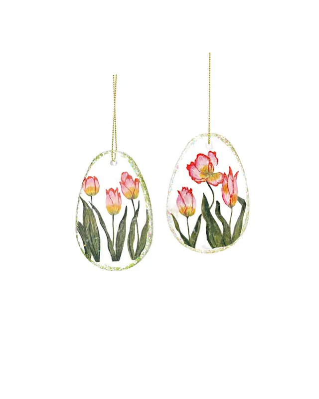 Hanging Decoration Tulip Glitter Mix