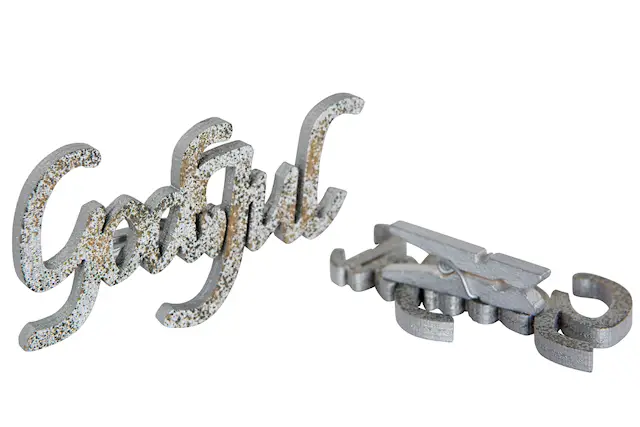 Clip God Jul Shabby Silver