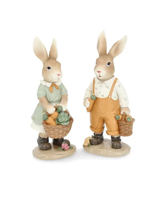 Dekoration Kanin Morotskorg Mix